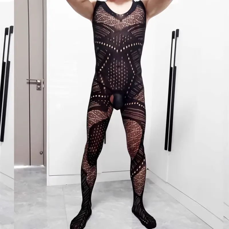 سيسي ملابس نوم للرجال ملابس داخلية مثيرة مثيرة قميص شبكي للأولاد المثليين ملابس داخلية للرجال ملابس نوم شهم 6 ألوان بوديستوكينج