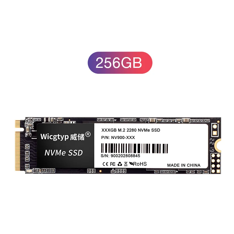 Wicgtyp SSD M2 NVME 512GB 256GB 128GB 2TB 1TB dysk półprzewodnikowy M.2 2280 PCIe wewnętrzny dysk twardy do laptopa ssd m2 NVMe 512gb