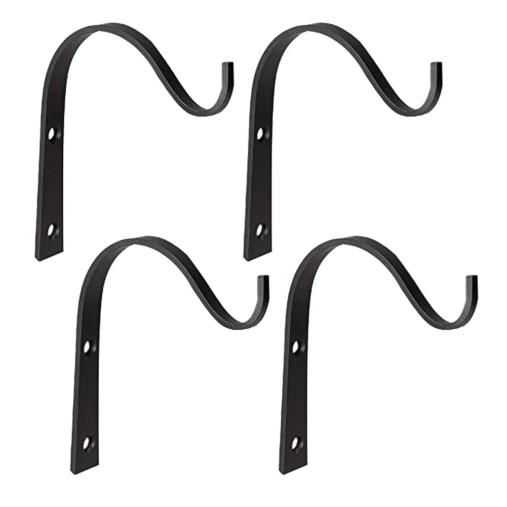 4PCS Metal Wall For Hanging Hooks for Plants Lanterns Bird Feeders Wind Chimes Indoor Outdoor Balcony Patio Use