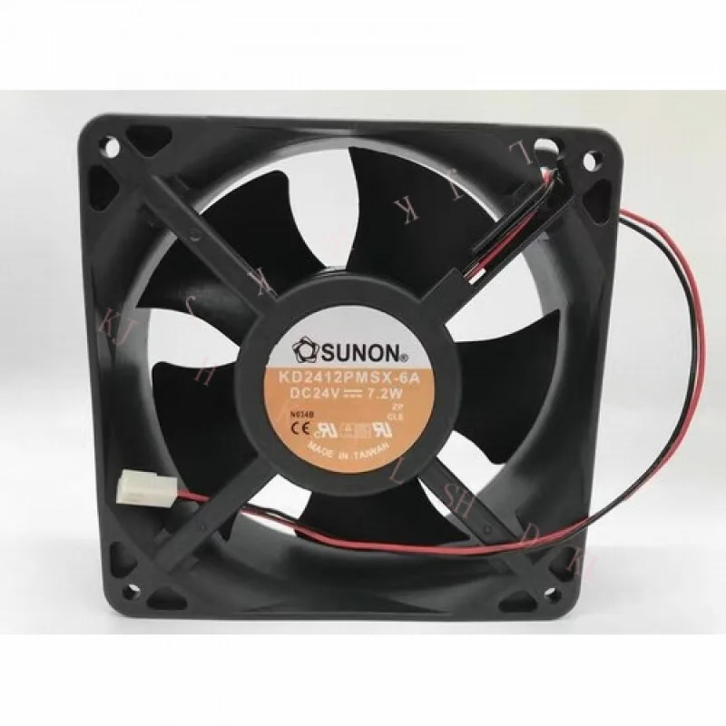 

N NEW FOR SUNON KD2412PMSX-6A DC24V 7.2W 12038 12CM Inverter fan