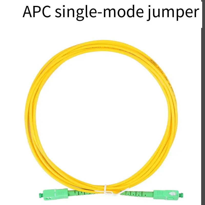 

Optical Fiber Patch Cord 9/125 G657A1 Simplex SC/APC FC/APC LC/APC To APC LC FC SC Pigtail FTTH CATV Optic Patch Cord Cable 1/2M