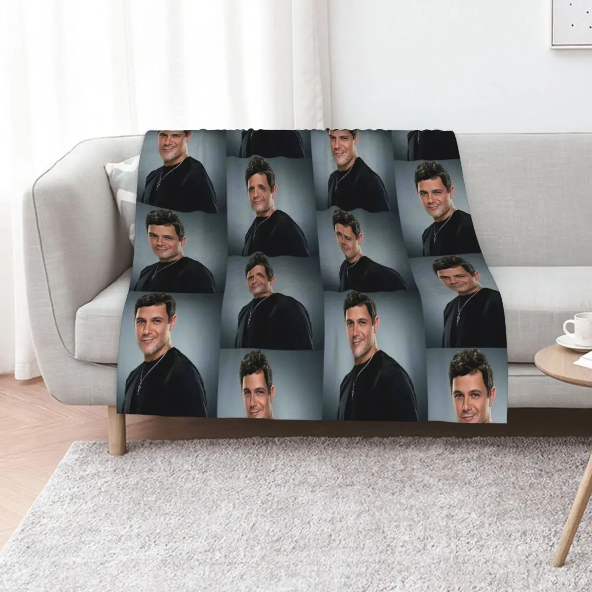 Alejandro Sanz radeva image Throw Blanket Summer Luxury St Moving wednesday blankets ands anime Blankets