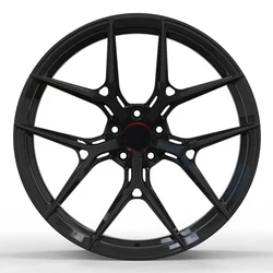 forged lightweight wheel Black gloss 21x10J ET19 5X112 66.45 ONE IN ONE VOSSEN HF-5 for Porsche macan