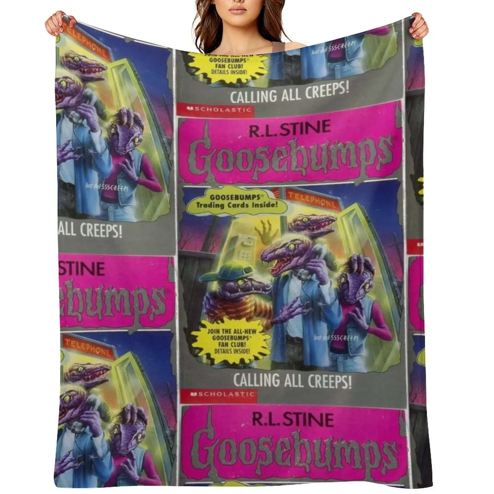 

Goosebumps Throw Blanket Luxury Designer Custom Soft Big Luxury Blankets