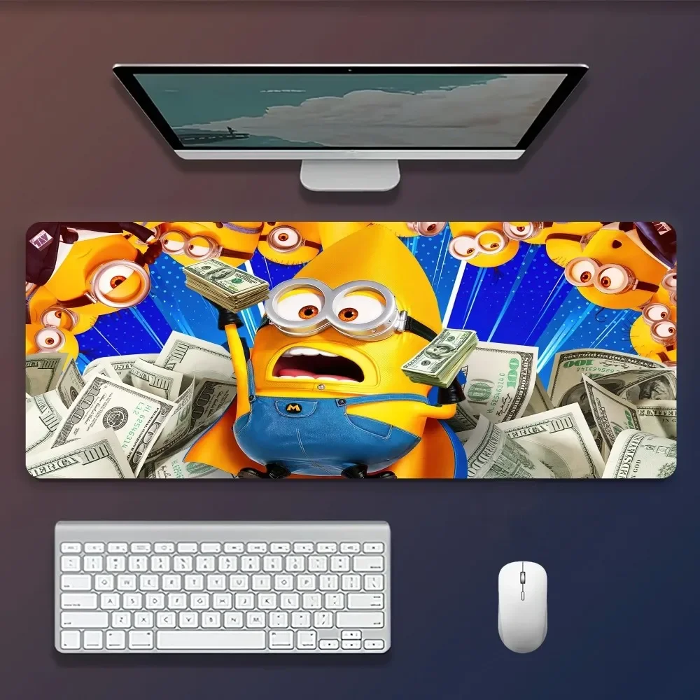 M-Minions  Mouse Pad Office Large Mouse Pad Keyboard Mats Durable Rubber Easy to Clean PC Computer