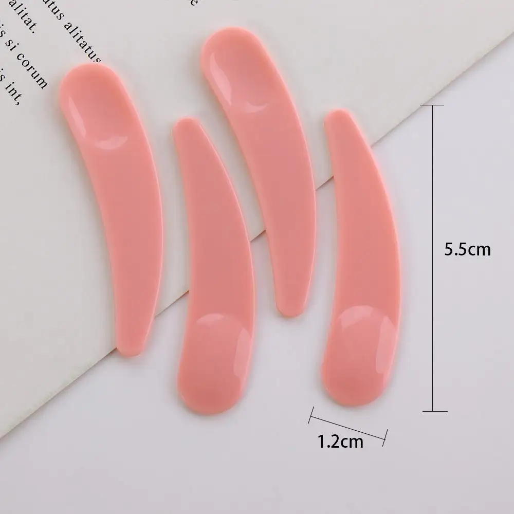 Mini palo de crema para ojos desechable, cuchara curva, cuchara cosmética, herramientas de maquillaje, cuchara, espátula cosmética, palo para máscara Facial