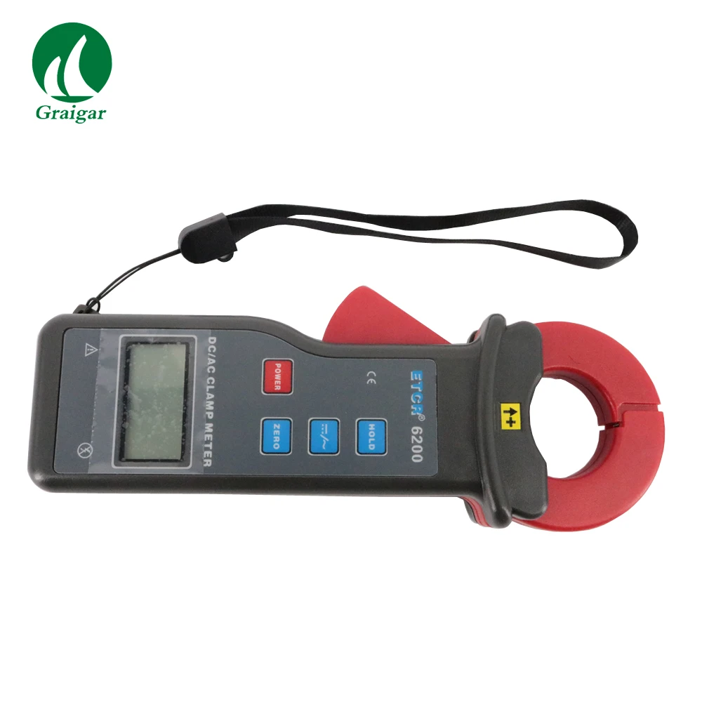 ETCR6200 AC DC Clamp Meter Leakage Current Clamp Meter Car Charge Current Tester 0~60.0A AC/DC