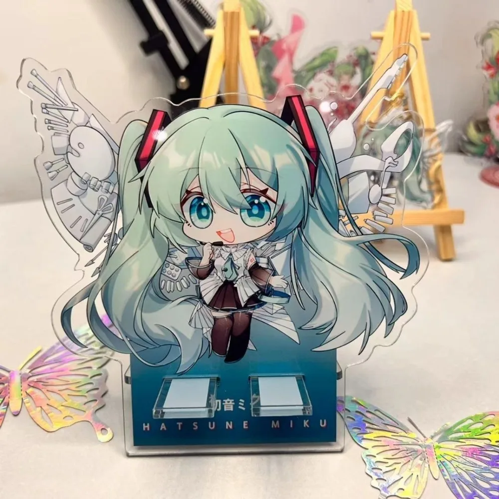 Hatsune Miku Mobile Phone Holder Hatsune Miku Project Diva Anime Peripheral Q Version 16 Anniversary Delicate Bracket Keepsake