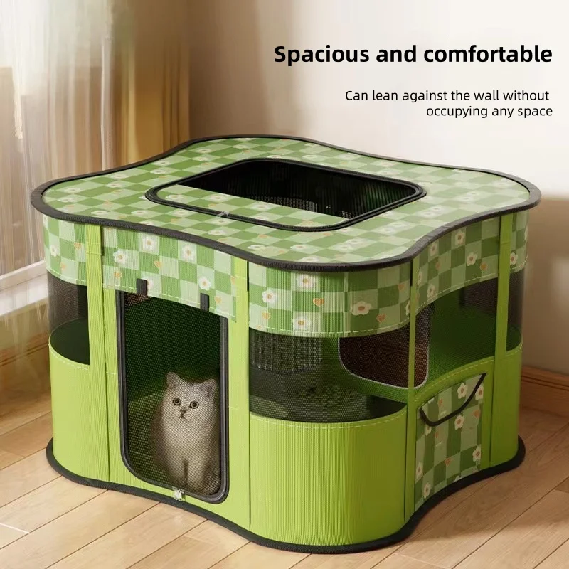 

Cat Maternity Room Enclosed Cat Pregnancy Waiting Kit Cat Litter All Seasons Tent Breeding Boxes