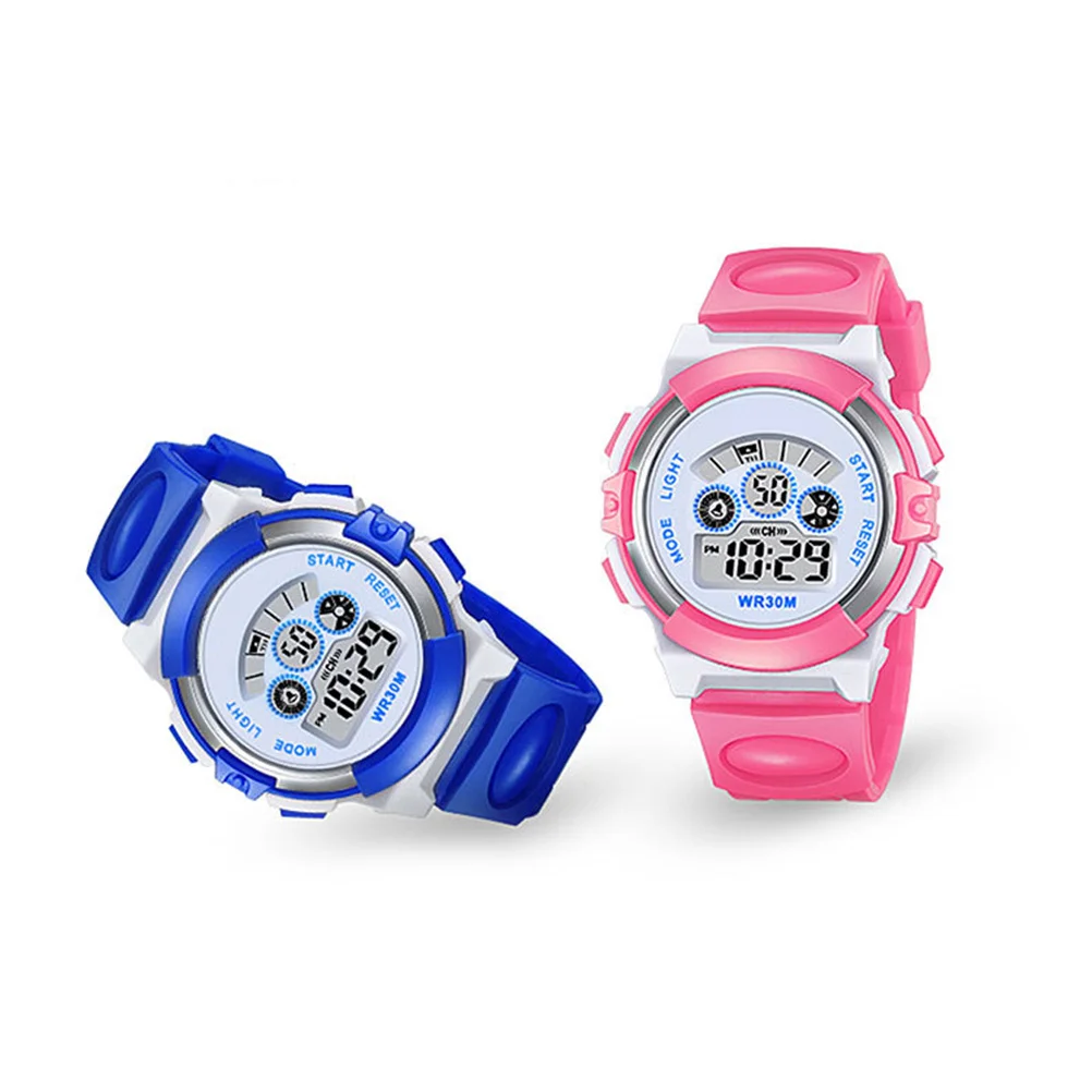 

Waterproof Kids Watch Luminous Round Dial Large Display For Children 30M Waterproof Shock Resistant Cartoon