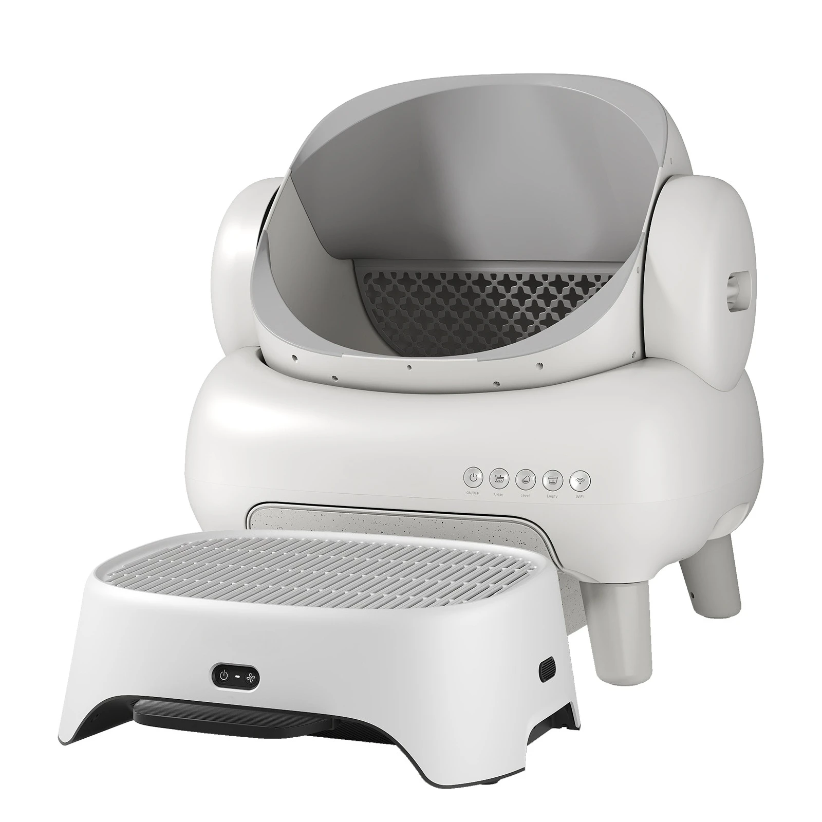 AirStep Home Air Purifier with HEPA & Activated Carbon Filters Plastic 40 DB Quiet for Pet Area Odor Control