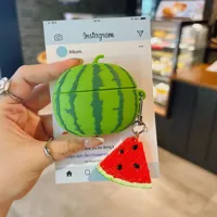 For FreeBuds 6 Simulation Fruit 3D Watermelon Cute Earpods Case for Huawei FreeBuds 6i 5i FreeClip Pro4 Wireless Earphone Cover