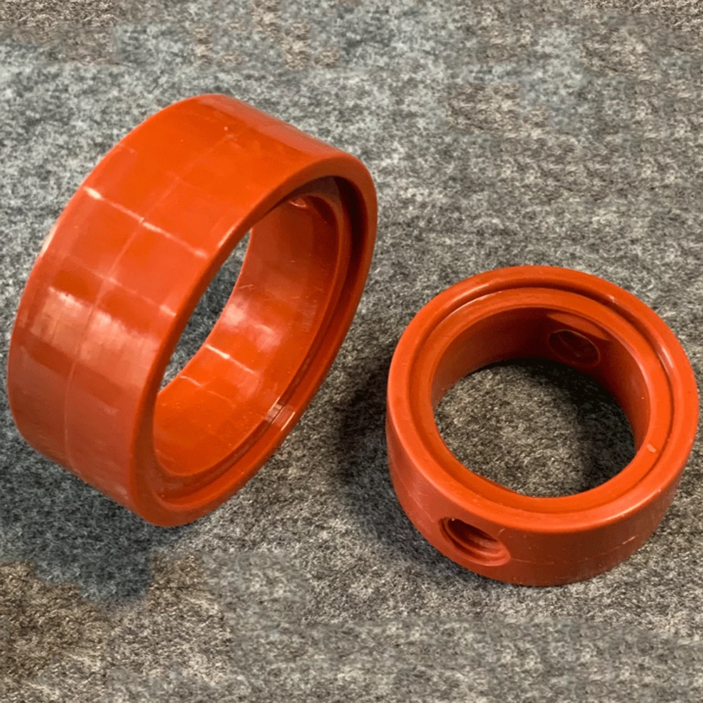 25 32 38 45 51 63 76 89 200-1.5mm rot weiß vmq Dichtung für 2.5 "2" "3" 4 "5" 6 "Tri Clamp Sanitär-Absperr klappe