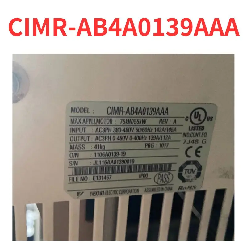 

90% new CIMR-AB4A0139AAA frequency converter tested OK