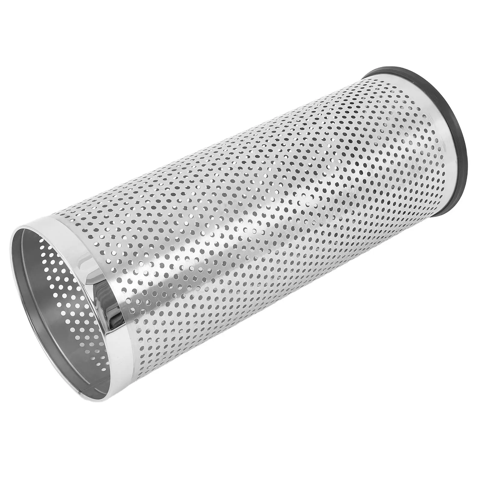 

Stainless Steel Umbrella Stand for Hotel Office Home Freestanding Metal Umbrella Organizer Space-Saving Storage Bucket