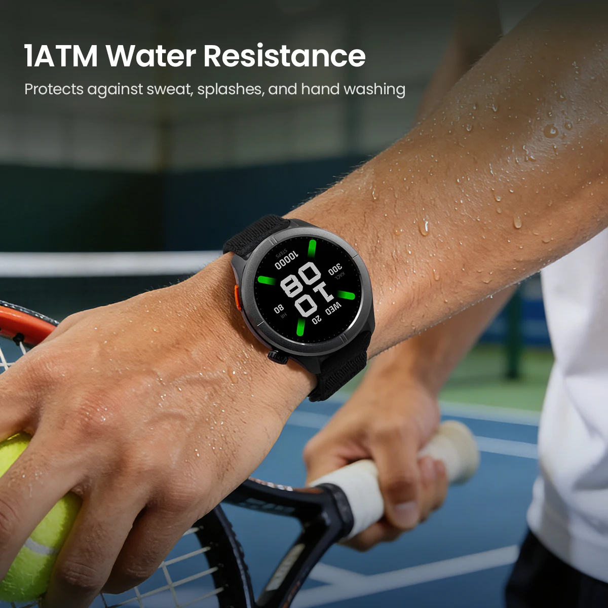 Reloj Inteligente HAYLOU Solar Neo 2 con Llamadas de Voz, Pantalla AMOLED HD de 1.43», Monitoreo de Salud 24h, +150 Modos Deportivos, Resistencia al Agua 1ATM 7