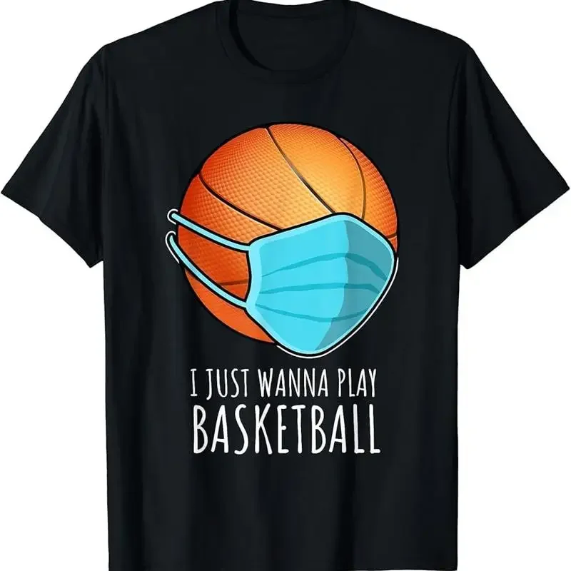 I Just Wanna Play Basketball Player T-Shirt