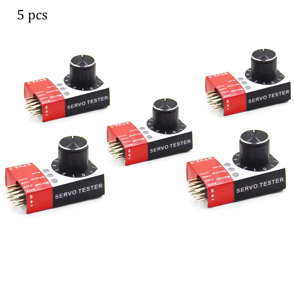 Comprobador Digital de Servomotores, Verificador de Consistencia ESC, Controlador de Velocidad del Acelerador para Piezas de Modelos RC, Servomotores y ESC
