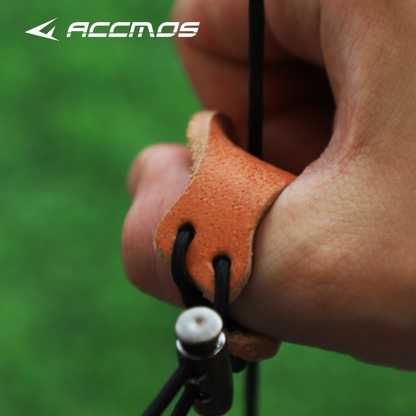 

Archery Cowhide Finger Guard Trigger Finger Traditional Bow Ring Archery String Pulling Protection Adjustable