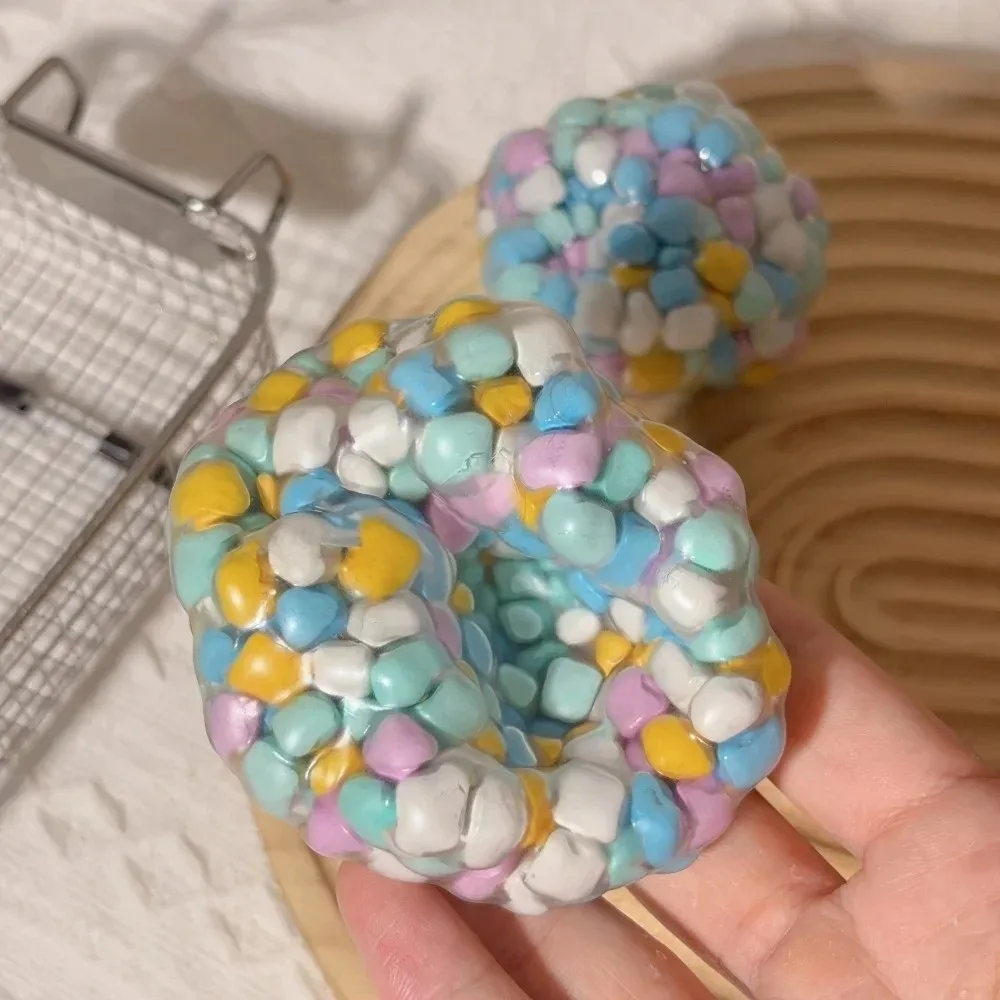 المحمولة المضادة للقلق اسفنجي الإجهاد الكرة انتعاش بطيء التركيز تعزيز كرات الضغط كرات اليدوية