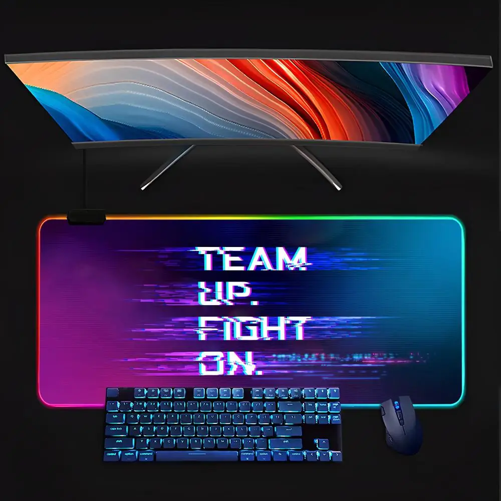 

Gigabyte AORUS Mouse Pad Keyboard LED RGB Pc Gamer Glowing Rubber mause pad Cute Cartoon Gaming Computer Boys Girls Friends Ho
