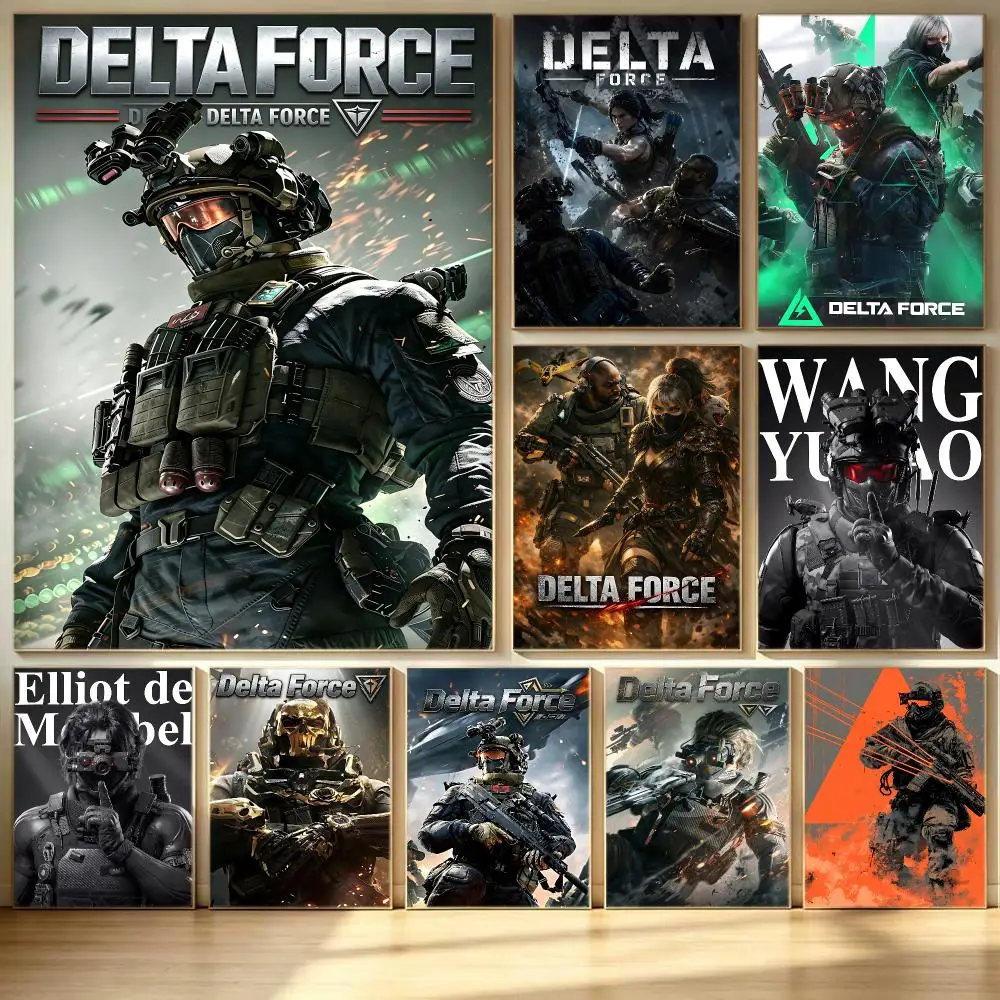 game Delta Force Poster Poster HD  Printing Soothing and Cream Style Home Decor for the Living Room cafes Gift Giving