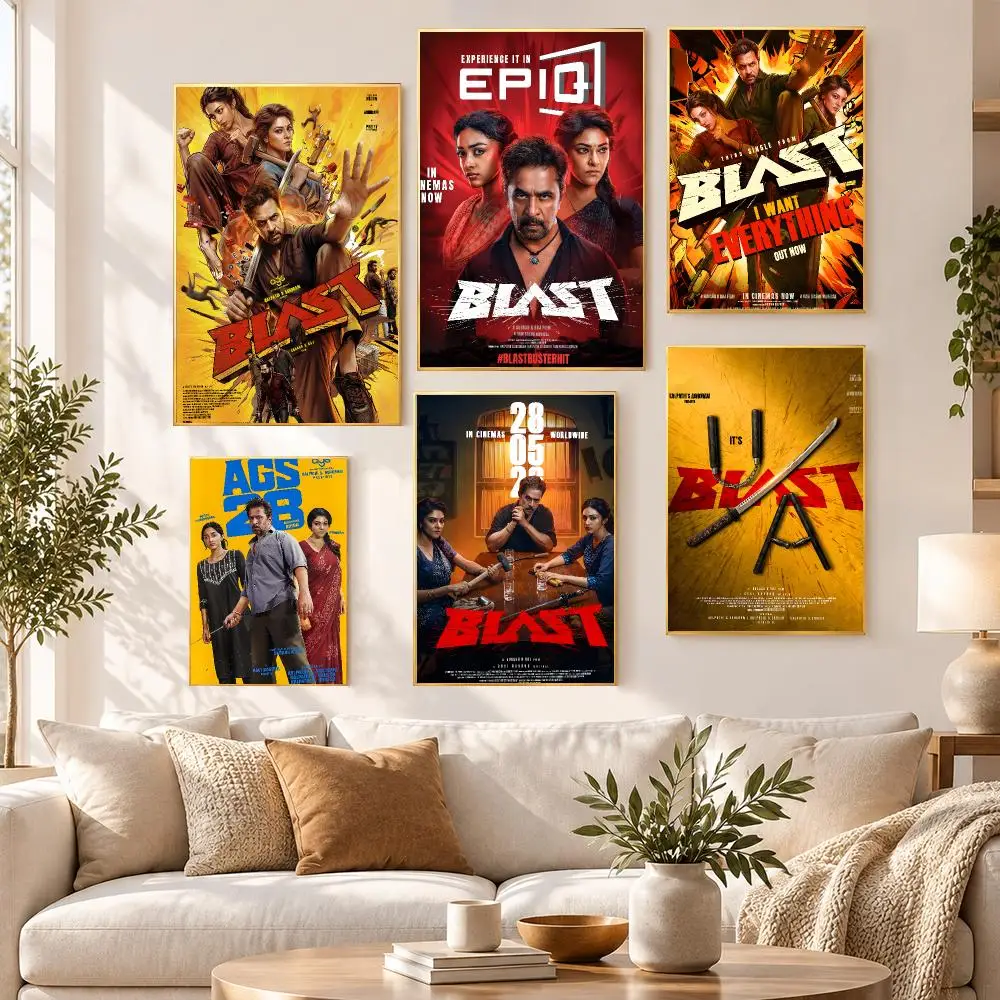 Art Design Modern Classic New Blast Poster HD Waterproof PP Self Adhesive Aesthetic Bedroom Dorm Gaming Room Home Decor Gift