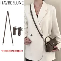 Cowhide Leather Crossbody Bag Shoulder Strap Fit for Longchamp Terra mini Replacement without punching modification Accessories