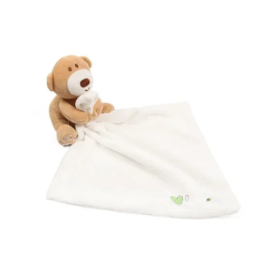 Newborn Baby Plush Toys Stuffed Bear Blanket Baby Comforter Toys Infant Sleeping Towel Soothe Appease Towels Baby Toys Xmas Gift