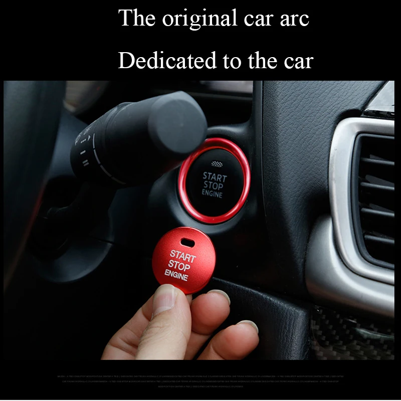 Car interior decoration Engine Start Stop Ignition Key Ring Cover Fit For Mazda 3 BM BN 6 GJ1 GL CX-4 CX4 Car Decor Accessories