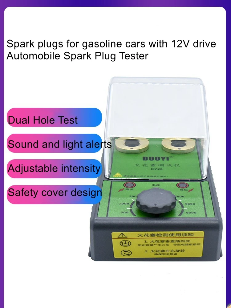 Spark Plug Jump Tester Multi One Jump Gauge Dual Hole Spark Plug Ignition Tester Spark Plug Tester