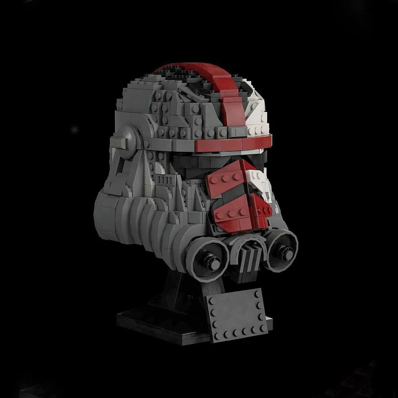 839pcs MOC Bad Batch Helmet HUNTER Star Battle Model Building Blocks Desk Decor, Desktop Decor, Home Decor For Son Holiday Gift