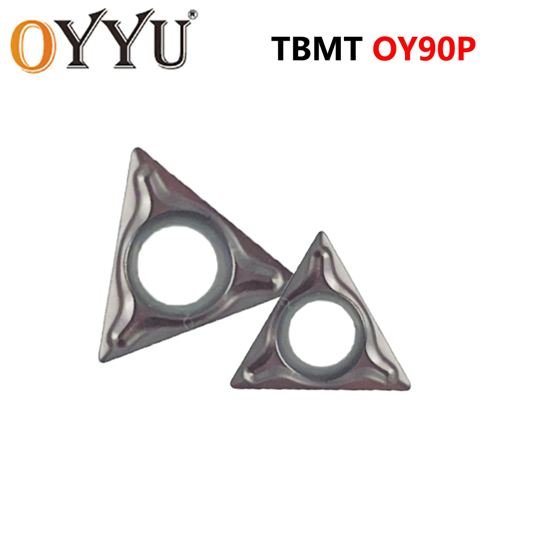 

OYYU TBMT 060102 060104 TBMT060102 TBMT060104 DP OY90P Cermet Inserts CNC Lathe Cutter Turning Tools Blades For Steel 10PCS