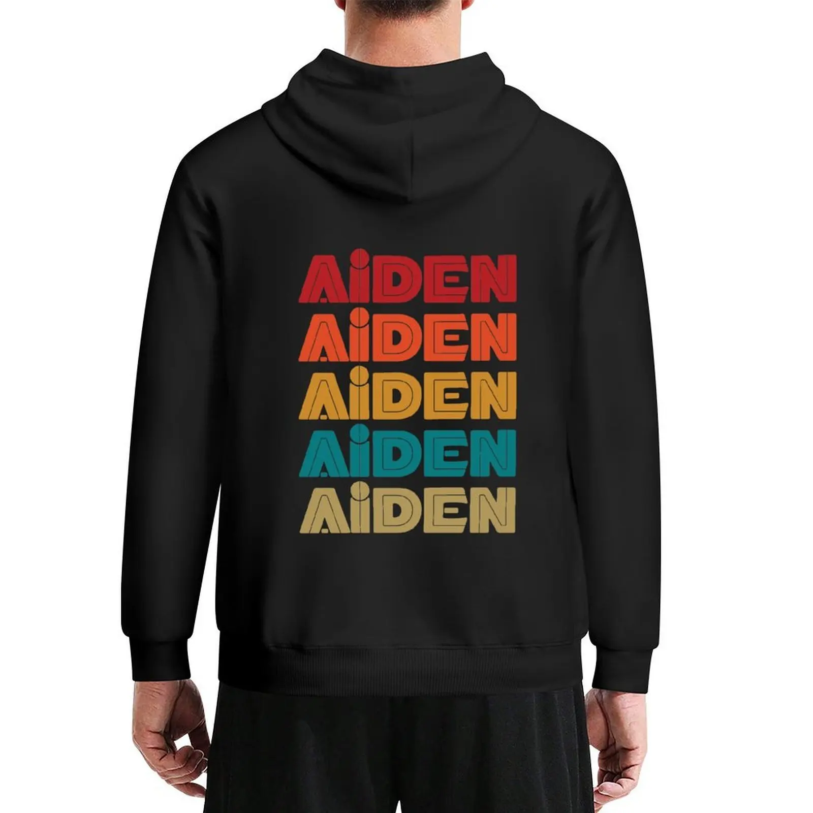 

Aiden Name Hoodie winter clothes autumn jacket men mens designer clothes men's clothes men hoodie