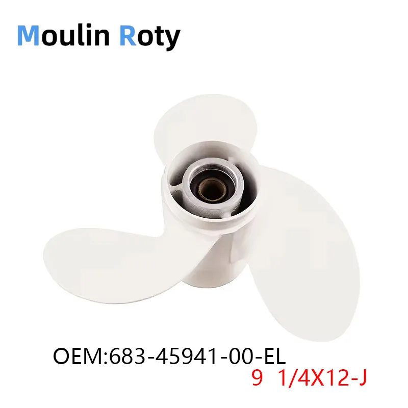 

Marine Engine 9.9-20 Hp Yamaha Propeller 9 1/4X12, Aluminum Propeller 683-45941-00-El 683-45941-00-00