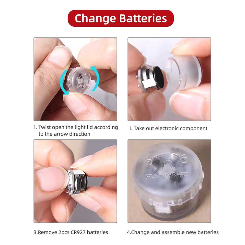 4x стробоскопическая лампа для дрона, ночник для полета для DJI Mavic Air 2/Phantom 4 Pro, замена летных огней для дрона