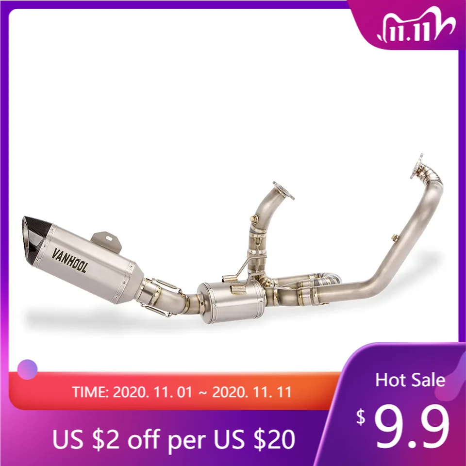 

FBVV High Performance Titanium Exhaust Muffler Motorcycle Exhaust Pipe System for 1290 Super Duke R