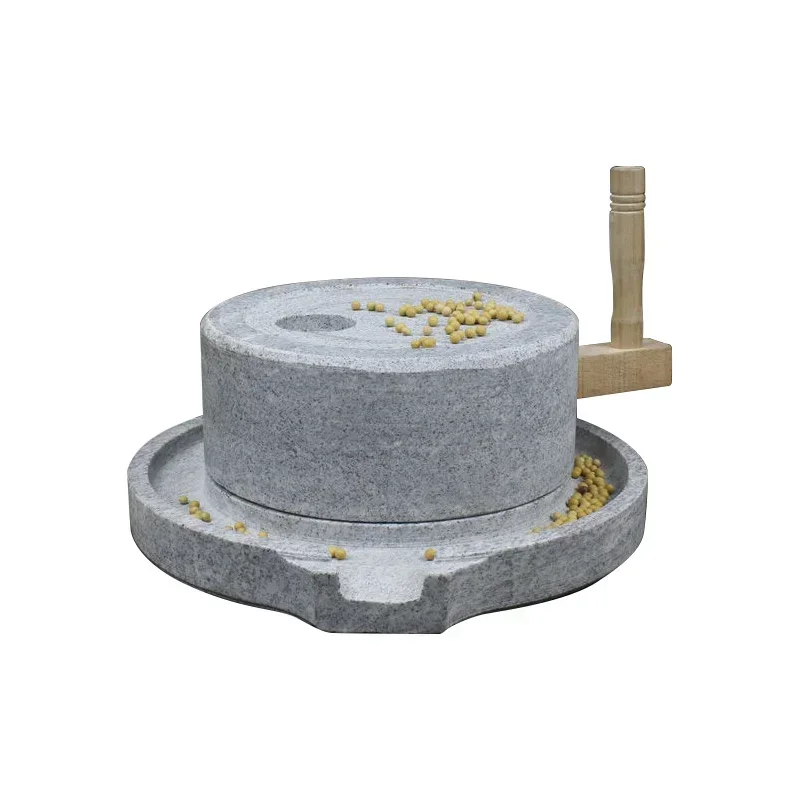 Household hemp stone handmade household grinding disc kindergarten activities mini stone grinding hand push old-fashioned soy mi