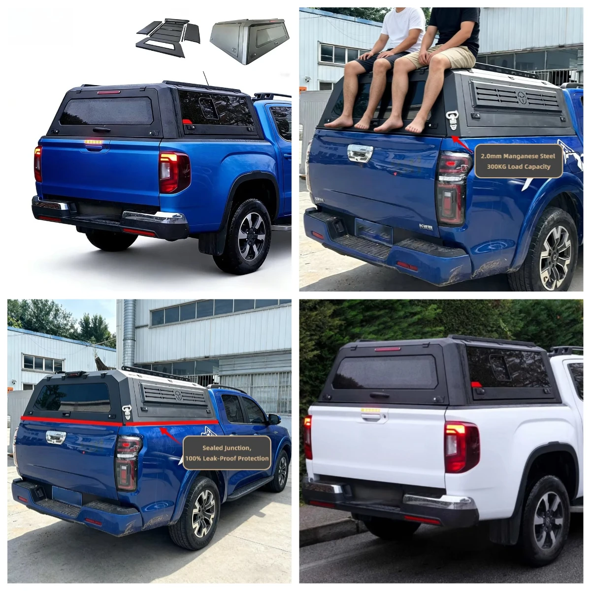 

Pickup Hardtop Aluminum Truck Bed Cover Canopy UTE Cap Camper Shell 5 5.5 6 6.5 8ft Topper for Ranger Canopy Maverick F150