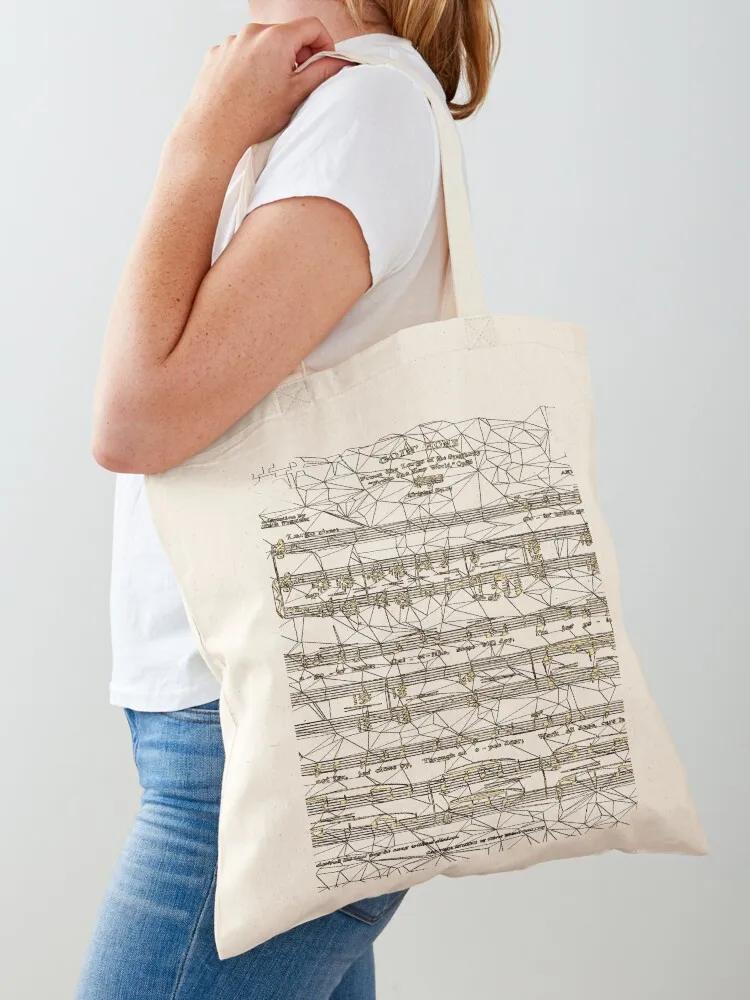 SONG GOIN' HOME LARGO BY ANTONIN DVORAK THE NEW WORLD SYMPHONY Tote Bag large size bags tote bag canvas Canvas Tote Bag