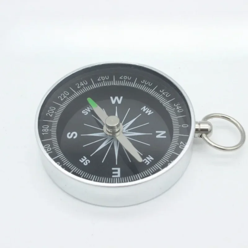 

Portable Compass Key Chain for Outdoor Camping Lightweight Aluminum Compass Hiking Survival Compass