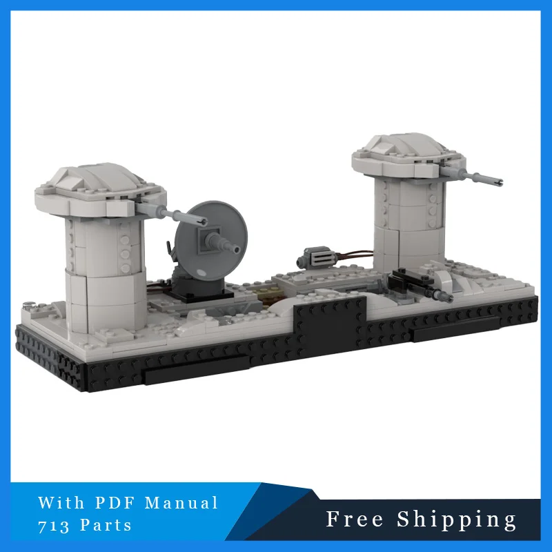 

713, детали, военная серия, серая мини-защитная крепость, строительные блоки, модель для взрослых, сделай сам, сборка, дисплей, игрушки, подарки на Рождество и день рождения