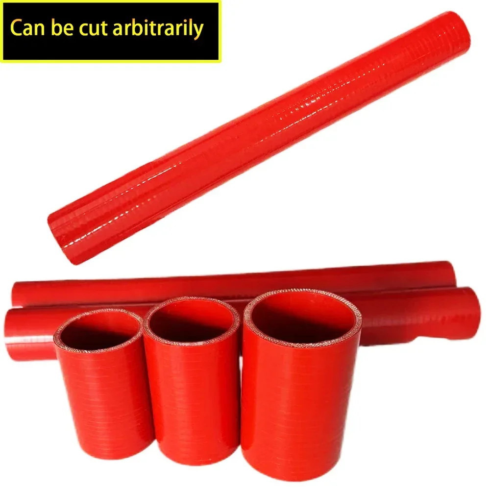 Red silicone hose, straight reinforced silicone hose, intercooler hose, coolant hose ID22 ID25 ID28 ID30 ID50 ID70 ID100mmL1m