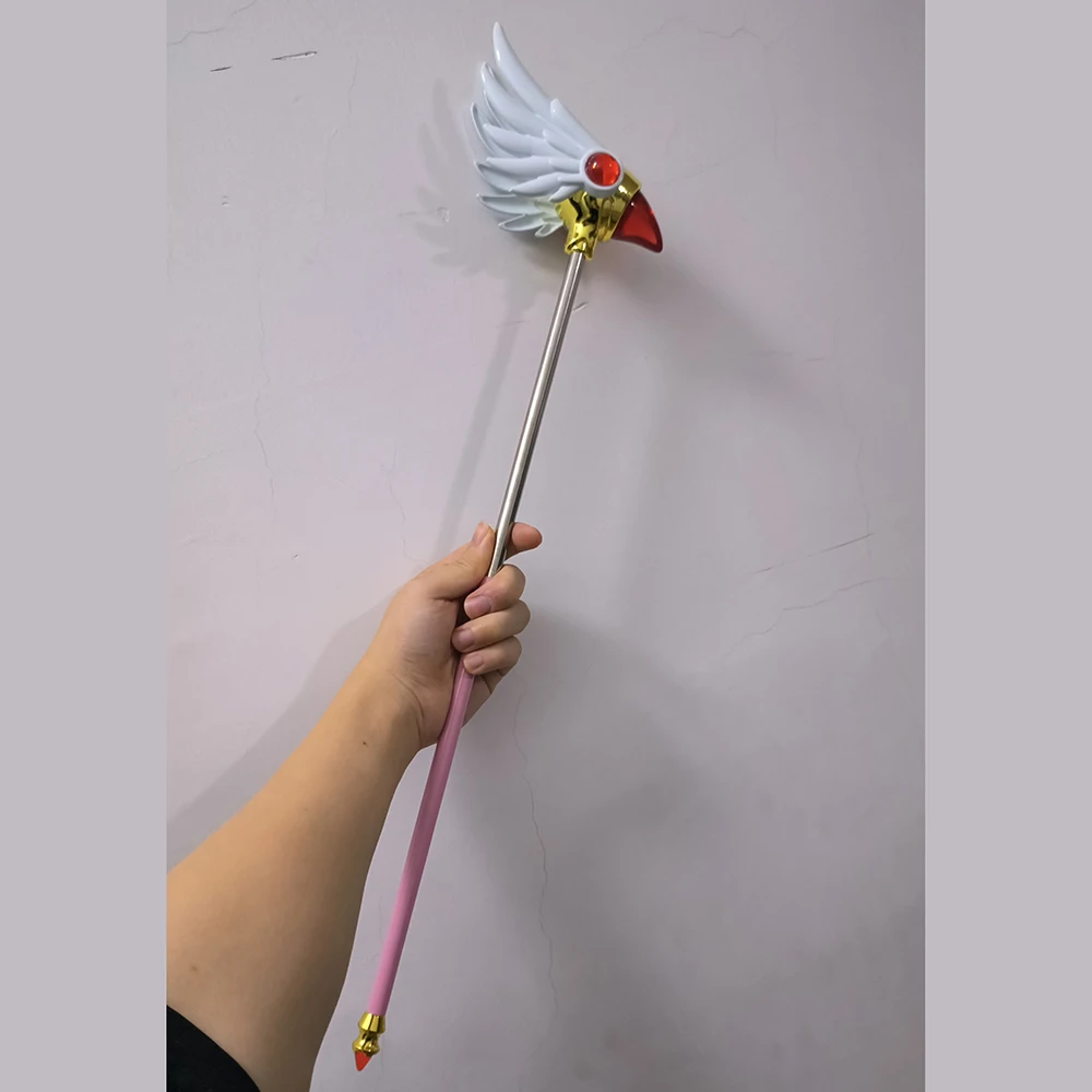 بطاقة الآسر ساكورا كينوموتو رؤساء الطيور نجمة سداسية وأجنحة عصا سحرية تلسكوبية #4