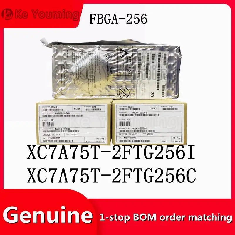 Integrated Circuit IC, XC7A75T-2FTG256I, XC7A75T-2FTG256C, FBGA-256, FPGA - Field Programmable Gate Array, IC