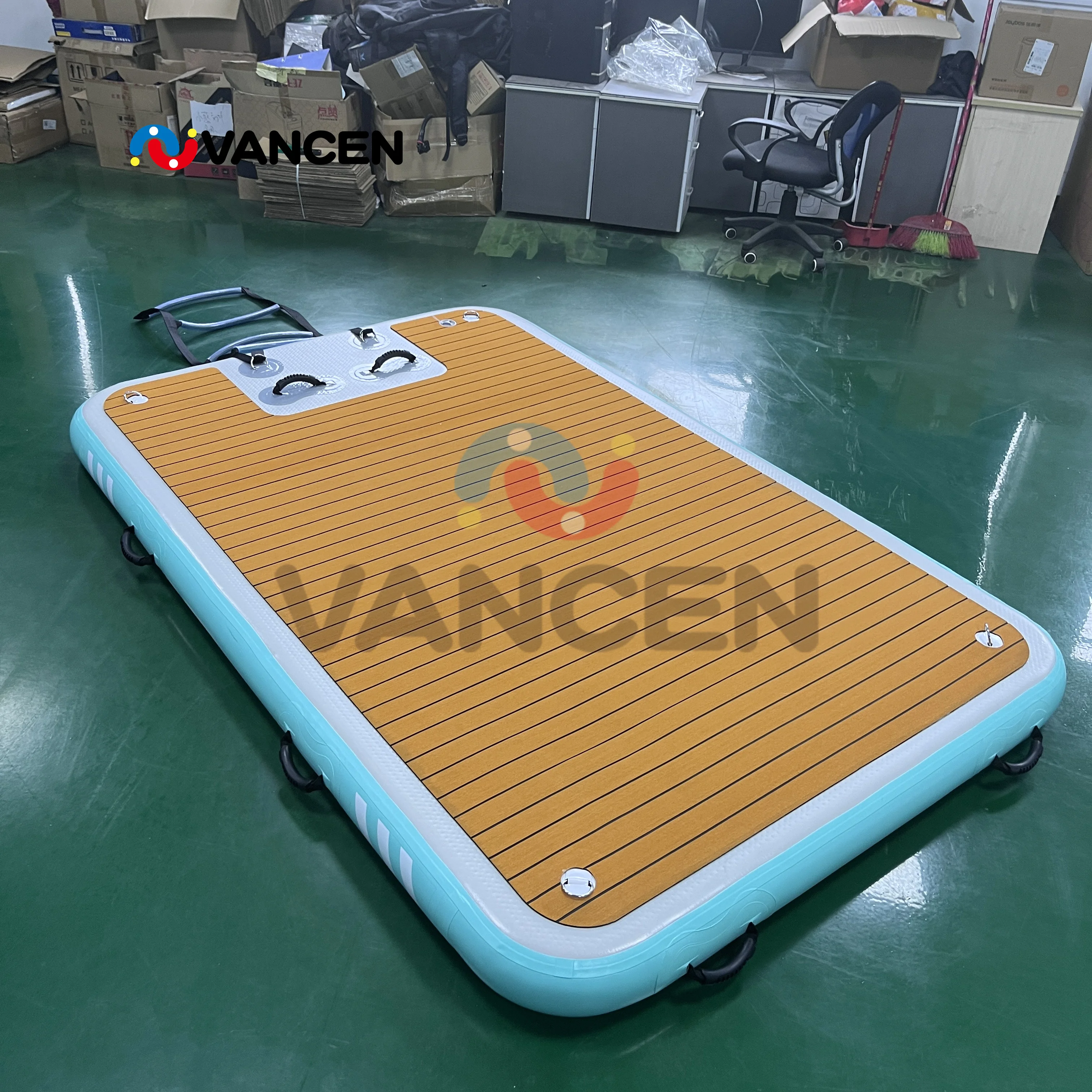 Outdoor Inflatable Floating Platform Summer Swimming Yoga Inflatable Floating Mat Inflatable Island for Sale
