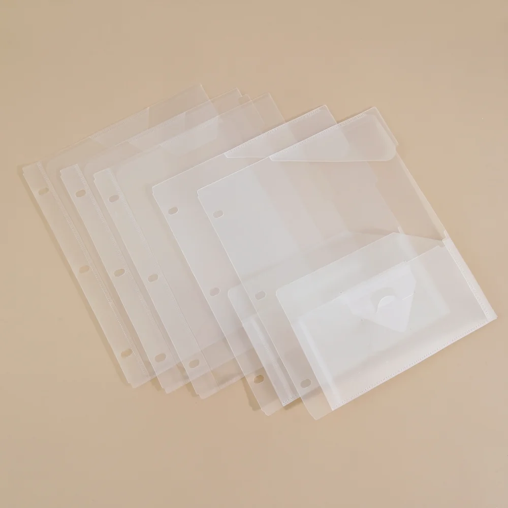 Durable 3 Hole Binder For Benwuyou A4 Document Filing Folder Refillable Loose Leaf Organizer Office School Case