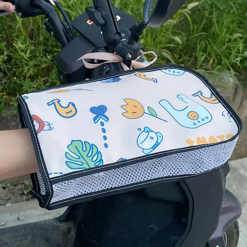 

Summer electric vehicle sunscreen gloves, sunshade breathable waterproof hand grips, battery motorcycle UV protection