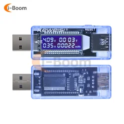 USB Power Meter USB Tester Type C USB Voltage Meter and Current Tester IPS LCD Display Power Tester Multimeter