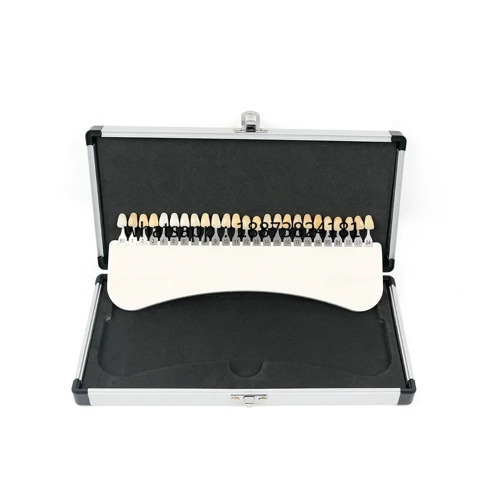 25 Color Chart Digital Shade Guide Tooth Color Comparator fast shipping